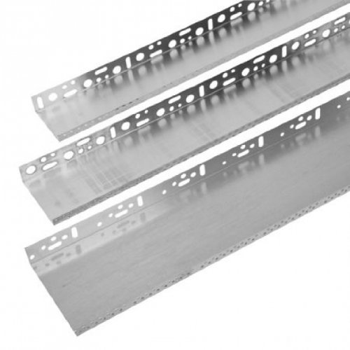 13 Stab je 2m Alu-Sockelprofil 100mm Aluminium Sockelschiene mit Tropfkante für Fassadendämmung von bauFIT