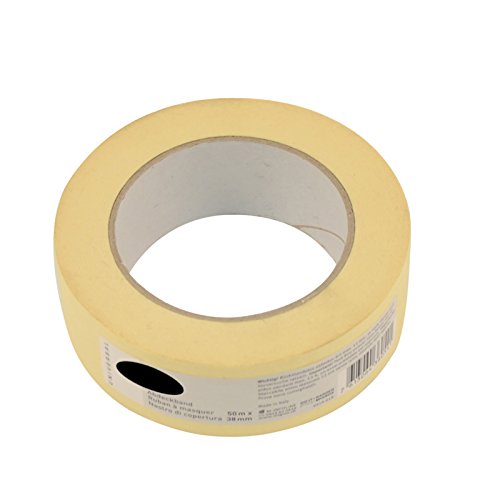 6 Rollen Feinkrepp 30mm x 50m Malerkrepp Klebeband Kreppband Krepp Abdeckband Malerband von bauFIT