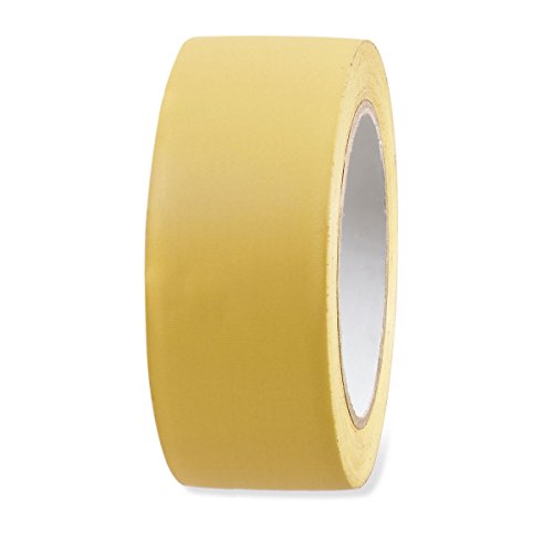 6x Putzerband 50mm UV PVC Schutzband gerillt gelb 33m Fensterrahmen abkleben von bauFIT