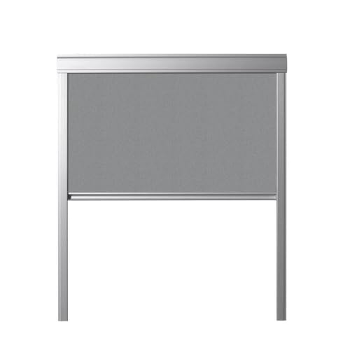 BAUBAY Verdunkelungs-Rollo FK06 | F06 | F6A | F6R für Dachfenster VELUX | BALIO | DAKSTRA | RoofLITE+ | SOLSTRO – Fast vollständige Verdunkelung | stufenlose Positionierung von baubay