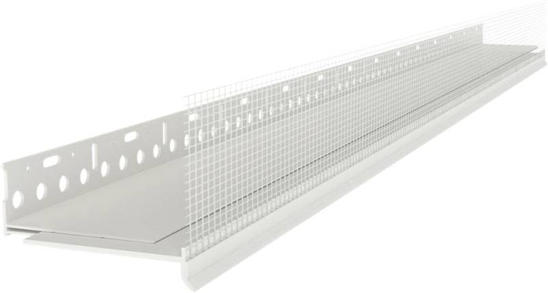Baukom PVC-Sockelprofil 2 m x 100 - 140 mm von baukom