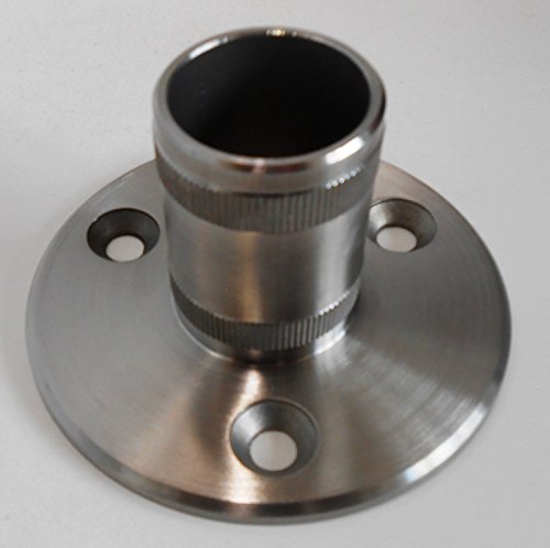 Bodenanker für Rohr D 42,4mm, AISI 304, schliff K320. Bodenanker für Rohr D 42,4mm, AISI 304, schliff K320. von baumarkt-bayram