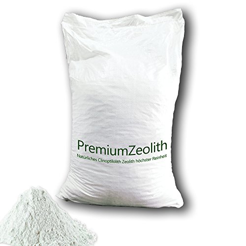 baumgrün 15 kg Zeolithmehl ultrafein Fein kleier als 20µm Clinoptilolith Premiumqualität von baumgrün