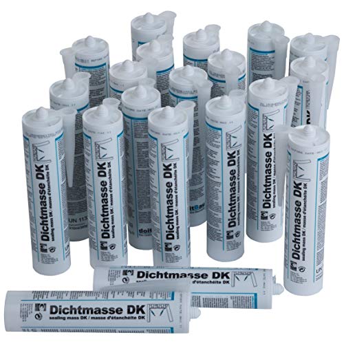 baupark24 20x Klebedichtmasse DK a 310ml für Wandanschluss von Dampfsperrfolie, Fugen, Bauteilanschluss & Stoßüberlappungen, Hellblau, Polyurethan baupark24 20x Klebedichtmasse DK a 310ml für Wandanschluss von Dampfsperrfolie, Fugen, Bauteilanschluss & Stoßüberlappungen, Hellblau, Polyurethan von baupark24