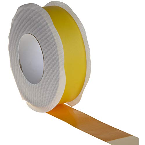 2x Dampfsperrklebeband gelb 60mm x 40m - Hochleistungsklebeband für Dampfsperrfolie Dampfbremsfolie Dampfbremse Dampfsperre, universell einsetzbar von baupark24