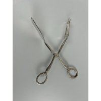 Gebäckzange Italienisch Vintage Von E.p. Zinc Retro Kuchenzange Kuchengabel Länge 22 cm 8, 66 In von BavarianHeritage