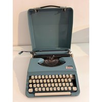 Vintage Junior Brilliant Schreibmaschine Neckarmann Retro Schreibmaschinen Antik Dekoration Arbeitszimmer von BavarianHeritage