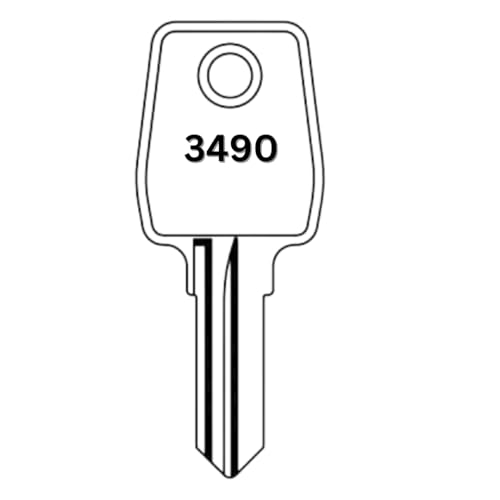 Ersatzschlüssel für Euro-Locks (Code 2001 bis 4000) – Nachschlüssel für Möbel-, Spindschlösser und mehr – Schränke, Schubladen, Briefkästen und andere Schlösser mit der Nummer 3086 von bayesen