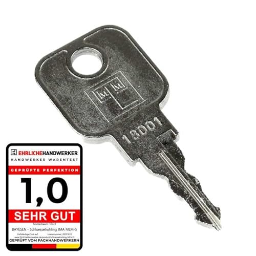 MLM EuroLocks BISLEY L&F Ersatzschlüssel - Schließung 18083 Für Hebelzylinder, Möbelschlösser und Schrankschlösser - Nachschlüssel & Zusatzschlüssel nach Code MLM EuroLocks BISLEY L&F Ersatzschlüssel - Schließung 18083 Für Hebelzylinder, Möbelschlösser und Schrankschlösser - Nachschlüssel & Zusatzschlüssel nach Code von bayesen