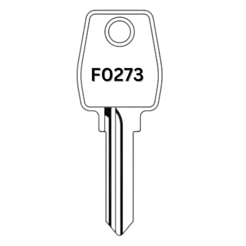 bayesen Nachschlüssel - Kompatibel mit Euro-Locks (Code F0273 bis F2035) - Präzise Gefräster Ersatzschlüssel für Möbel-, Spind-, Schrank-, Schubladen- und Briefkastenschlösser [F1518] von bayesen