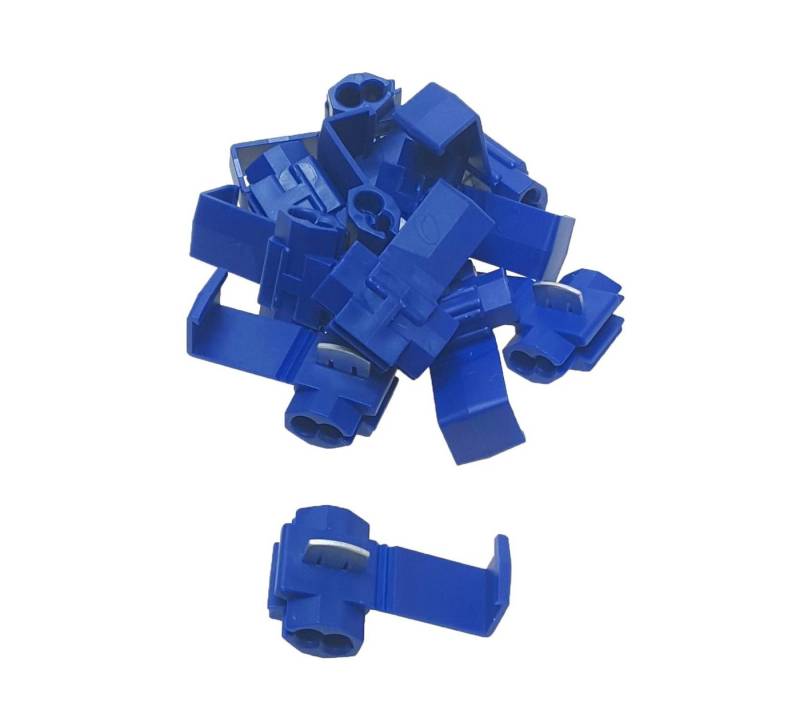 baytronic Flachsteckhülsen baytronic 10x Schnellverbinder / Spannungsdieb blau von baytronic