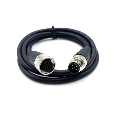 M12 5 polig Stecker zu Buchse Kabel, A Code gerades Formkabel Weiblich zu Männlich Luftfahrt Sensor Elektrisches PVC Kabel 125V 4A AC/DC Industriegeformtes Kabel 1Meter M12 5 polig Stecker zu Buchse Kabel, A Code gerades Formkabel Weiblich zu Männlich Luftfahrt Sensor Elektrisches PVC Kabel 125V 4A AC/DC Industriegeformtes Kabel 1Meter von bayzconn