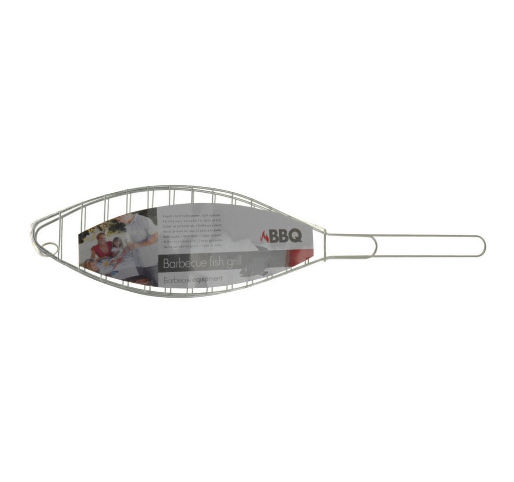 bbqprodukte Fischbesteck Fischgrill 42x9cm Metall Grill Zubehör BBQ Outdoor Camping (1-tlg), Edelstahl von bbqprodukte