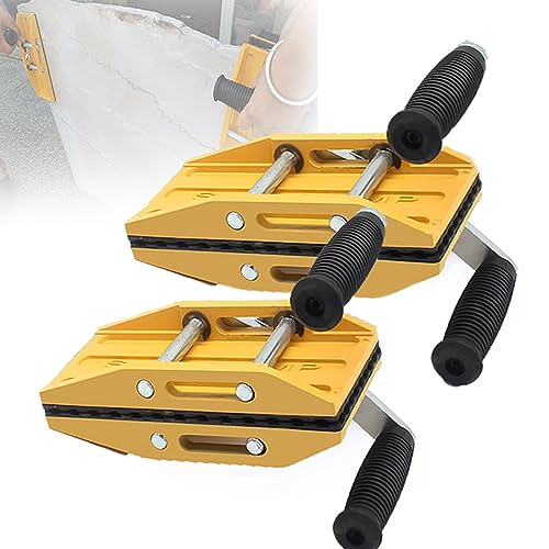 bcomedrag 2-Teilige Doppelhand-Trageklammern – Mit Gummierten Hebewerkzeugen Für Granitplattenträger, Einfach Und Leicht Zu Tragen, Für Glasplatten/Blech/Granit/Arbeitsplatte, 660 Lbs Belastbar bcomedrag 2-Teilige Doppelhand-Trageklammern – Mit Gummierten Hebewerkzeugen Für Granitplattenträger, Einfach Und Leicht Zu Tragen, Für Glasplatten/Blech/Granit/Arbeitsplatte, 660 Lbs Belastbar von bcomedrag