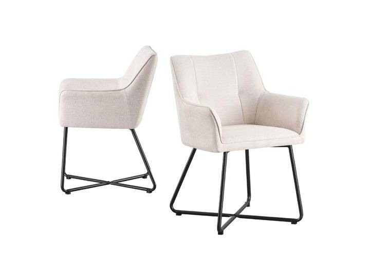 B-Ware Esszimmerstuhl BREIGHT Creme 2er Set B-Ware Esszimmerstuhl BREIGHT Creme 2er Set von bdhome