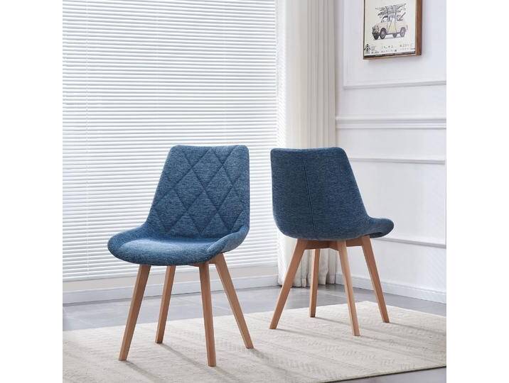 B&D home B-Ware Esszimmerstuhl TANIA Blau 2er Set von bdhome