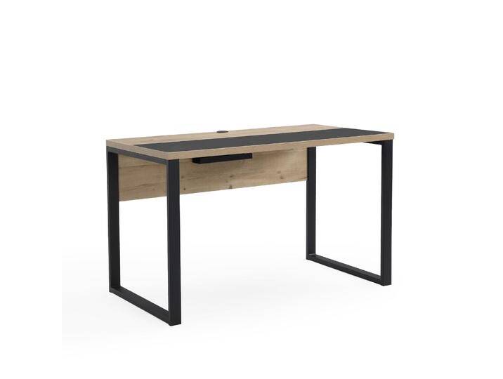 B&D home B-Ware Schreibtisch IDA 140 cm Schwarz Ungeprüfte Retoure von bdhome