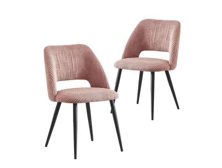 B&D home Esszimmerstuhl VICKY 2er Set Kordstoff Rosa B&D home Esszimmerstuhl VICKY 2er Set Kordstoff Rosa von bdhome