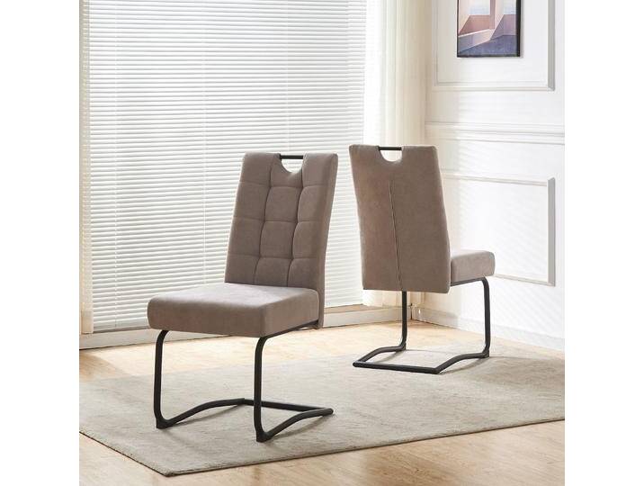 B&D home Freischwinger Stuhl SOFIA 2er Set Grau B&D home Freischwinger Stuhl SOFIA 2er Set Grau von bdhome
