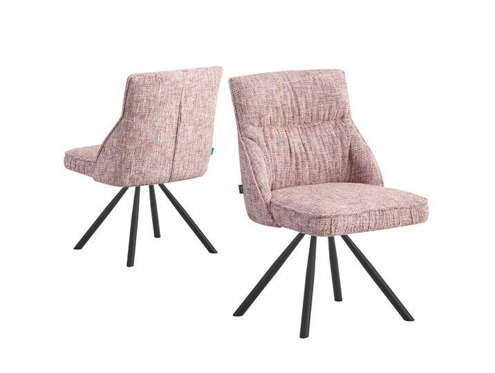 DUBI Möbel Esszimmerstühle SERINA 2er Set 180° drehbar mit Rückholfunktion Rosa DUBI Möbel Esszimmerstühle SERINA 2er Set 180° drehbar mit Rückholfunktion Rosa von bdhome