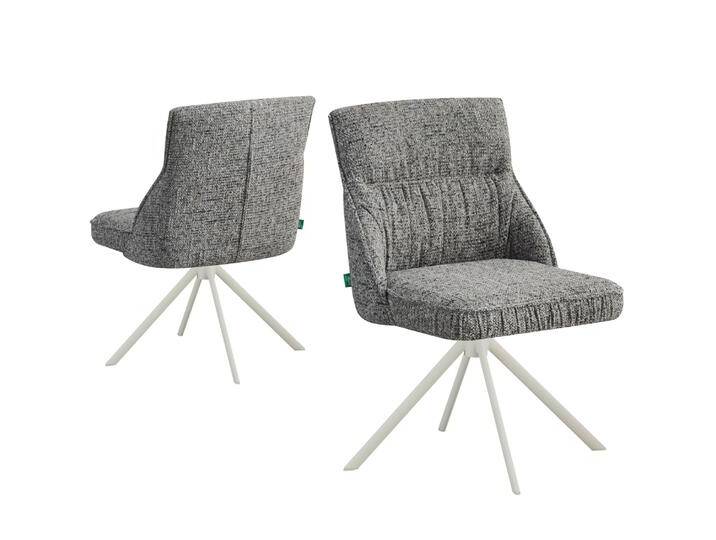 DUBI Möbel Esszimmerstuhl LINNEA 360° drehbar mit Rückholfunktion Dunkelgrau DUBI Möbel Esszimmerstuhl LINNEA 360° drehbar mit Rückholfunktion Dunkelgrau von bdhome