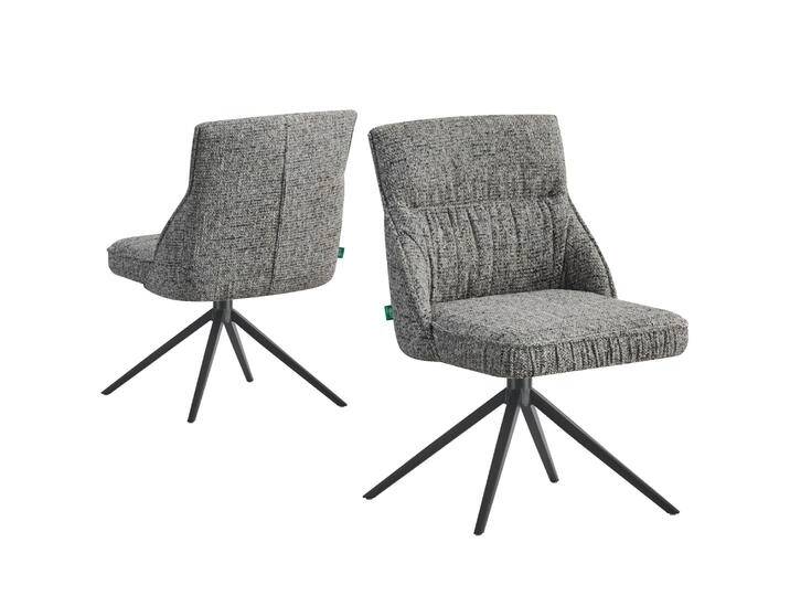 DUBI Möbel Esszimmerstuhl MIRELA 360° drehbar mit Rückholfunktion Dunkelgrau DUBI Möbel Esszimmerstuhl MIRELA 360° drehbar mit Rückholfunktion Dunkelgrau von bdhome