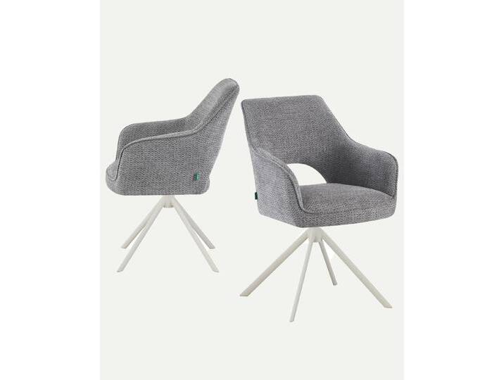 Esszimmerstühle THOMAS-CLEO 2er Set, 360° drehbar mit Rückholfunktion Esszimmerstühle THOMAS-CLEO 2er Set, 360° drehbar mit Rückholfunktion von bdhome