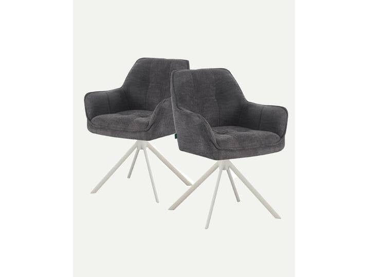 Esszimmerstühle THOMAS-DINA 2er Set, 360° drehbar mit Rückholfunktion Esszimmerstühle THOMAS-DINA 2er Set, 360° drehbar mit Rückholfunktion von bdhome