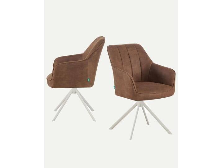 Esszimmerstühle THOMAS-VIVI 2er Set, 360° drehbar mit Rückholfunktion Esszimmerstühle THOMAS-VIVI 2er Set, 360° drehbar mit Rückholfunktion von bdhome