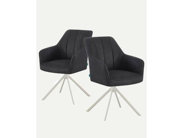 Esszimmerstühle THOMAS-VIVI 2er Set, 360° drehbar mit Rückholfunktion Esszimmerstühle THOMAS-VIVI 2er Set, 360° drehbar mit Rückholfunktion von bdhome