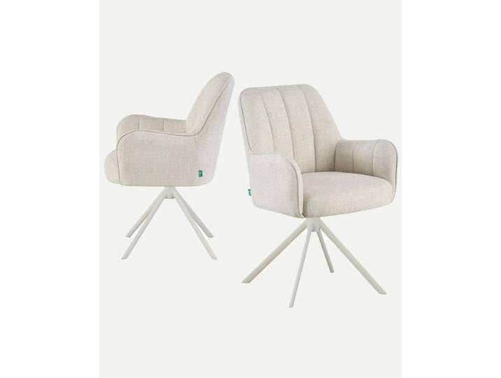 Esszimmerstühle THOMAS-ZURI 2er Set, 360° drehbar mit Rückholfunktion Esszimmerstühle THOMAS-ZURI 2er Set, 360° drehbar mit Rückholfunktion von bdhome