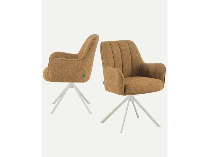 Esszimmerstühle THOMAS-ZURI 2er Set, 360° drehbar mit Rückholfunktion Esszimmerstühle THOMAS-ZURI 2er Set, 360° drehbar mit Rückholfunktion von bdhome