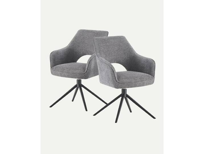 Esszimmerstuhl Thomas 2er-Set Grau Esszimmerstuhl Thomas 2er-Set Grau von bdhome