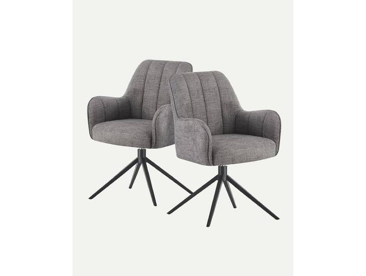 Esszimmerstuhl Thomas 2er-Set Grau Esszimmerstuhl Thomas 2er-Set Grau von bdhome