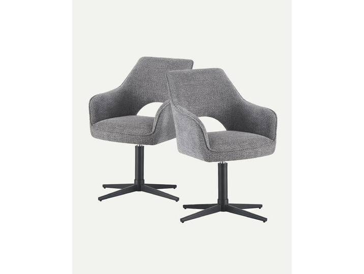 Esszimmerstuhl Thomas 2er-Set Grau Esszimmerstuhl Thomas 2er-Set Grau von bdhome