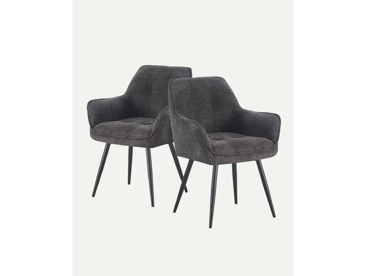 Esszimmerstuhl Thomas 2er-Set Schwarz Esszimmerstuhl Thomas 2er-Set Schwarz von bdhome