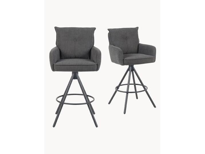 Kira 2er-Set- Premium Barhockerset in Cord oder Samtstoff Kira 2er-Set- Premium Barhockerset in Cord oder Samtstoff von bdhome
