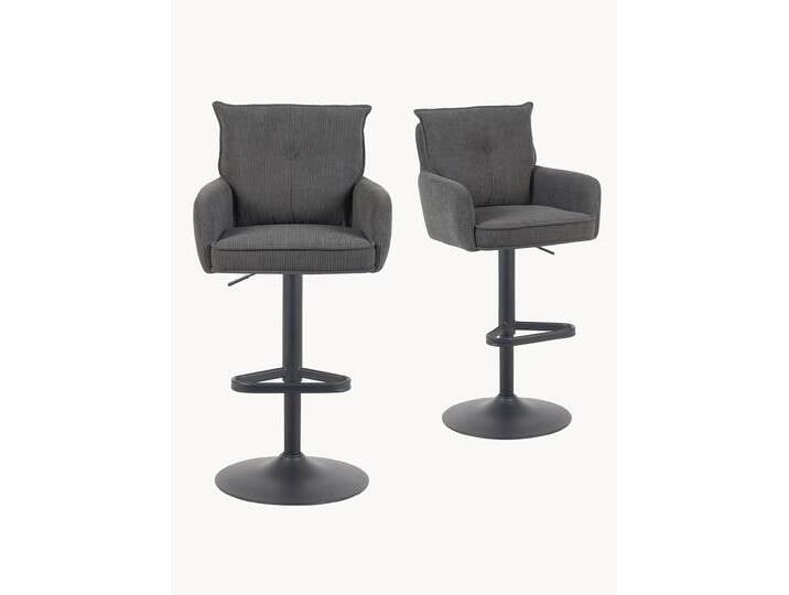 Kira 2er-Set- Premium Barhockerset in Cord oder Samtstoff Kira 2er-Set- Premium Barhockerset in Cord oder Samtstoff von bdhome