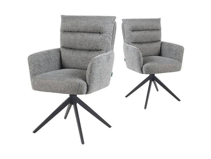 Mika-Alva 2er-Set-Polstersessel mit Federkernpolsterung und Metallgestell Mika-Alva 2er-Set-Polstersessel mit Federkernpolsterung und Metallgestell von bdhome