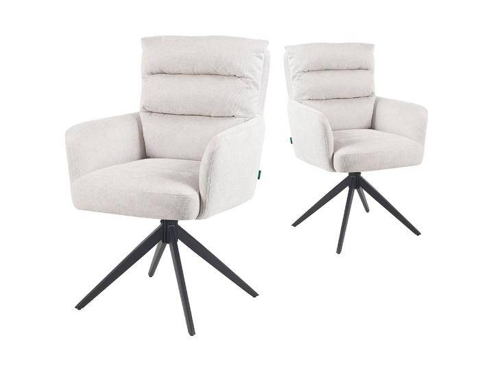 Mika-Alva 2er-Set-Polstersessel mit Federkernpolsterung und Metallgestell Mika-Alva 2er-Set-Polstersessel mit Federkernpolsterung und Metallgestell von bdhome