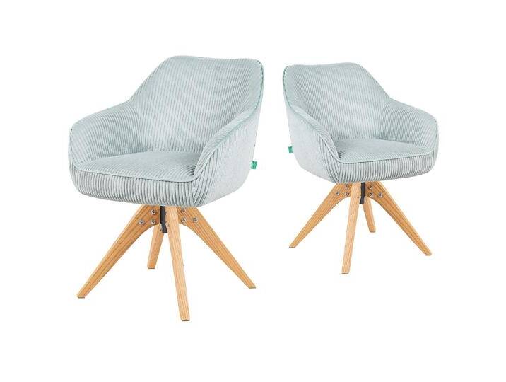 Mika-Finn 2er-Set - Drehsessel in Wildleder Optik, Cord, Webstoff Creme Mika-Finn 2er-Set - Drehsessel in Wildleder Optik, Cord, Webstoff Creme von bdhome