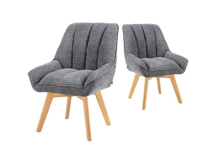 Mika-Lio 2er-Set - Polsterstuhl mit Dicker Federkernpolsterung und Massivholzgestell Mika-Lio 2er-Set - Polsterstuhl mit Dicker Federkernpolsterung und Massivholzgestell von bdhome