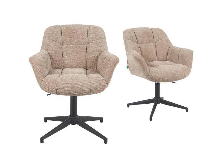 Mika-Luka 2er-Set - Schalenstuhl 360° drehbar Mika-Luka 2er-Set - Schalenstuhl 360° drehbar von bdhome