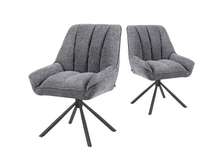 Mika-Mira 2er-Set - Polsterstuhl mit Metallgestell im JAPANDI Stil Mika-Mira 2er-Set - Polsterstuhl mit Metallgestell im JAPANDI Stil von bdhome