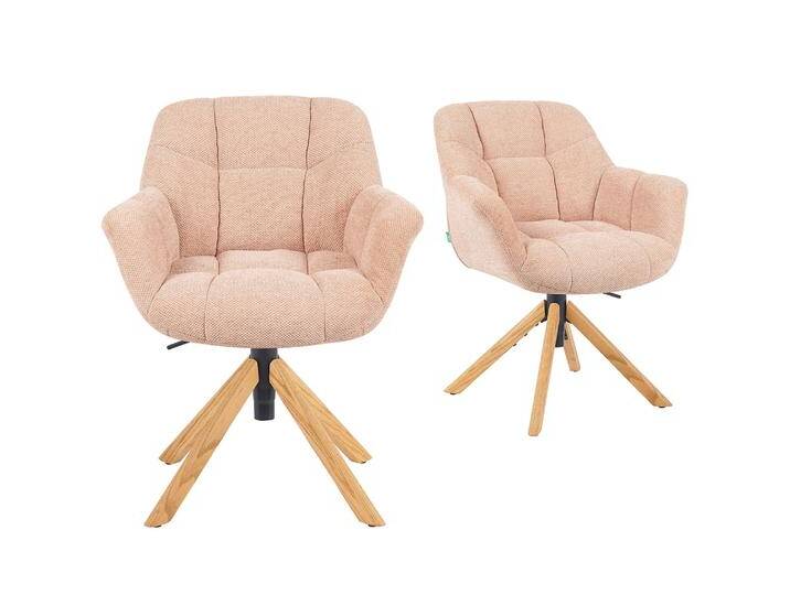 Mika-Nea 2er-Set - Moderner Schalenstuhl mit Holzgestell Mika-Nea 2er-Set - Moderner Schalenstuhl mit Holzgestell von bdhome