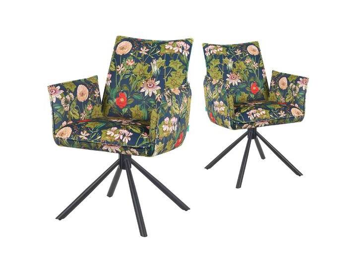 Mika-Nevio - Armlehnenstuhl 2er Set in Cord Mika-Nevio - Armlehnenstuhl 2er Set in Cord von bdhome