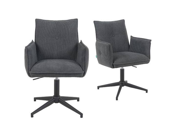 Mika-Nevio - Armlehnenstuhl 2er Set in Cord Mika-Nevio - Armlehnenstuhl 2er Set in Cord von bdhome