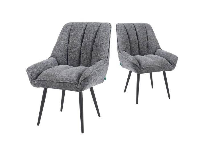 Mika-Zoe 2er-Set - Polsterstuhl im JAPANDI Stil von bdhome