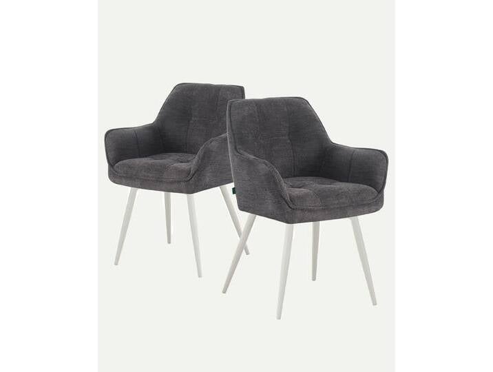 THOMAS-JILL 2er Set - zeitloser Polsterstuhl mit Metallbeinen THOMAS-JILL 2er Set - zeitloser Polsterstuhl mit Metallbeinen von bdhome