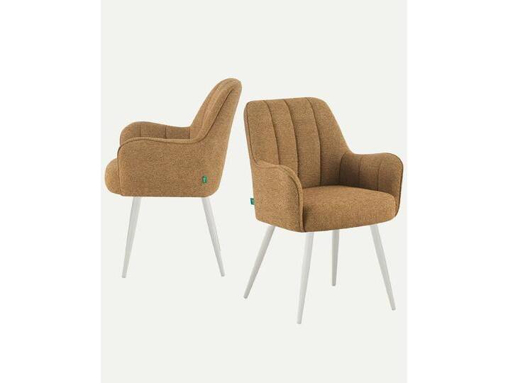 THOMAS-MAJA 2er Set - zeitloser Polsterstuhl mit Metallbeinen THOMAS-MAJA 2er Set - zeitloser Polsterstuhl mit Metallbeinen von bdhome